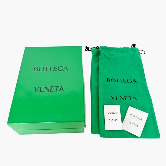 Bottega Veneta Stretch Lace-Up Sandals EU 37.5 7.5 Silver Mesh Fishnet High Heel - Picture 14 of 15